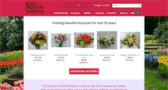 Desktop Screenshot of danmartinflowers.com